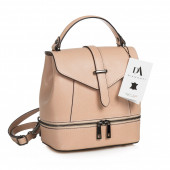 Rucsac dama din piele naturala DiAmanti Enna Rosa Scuro